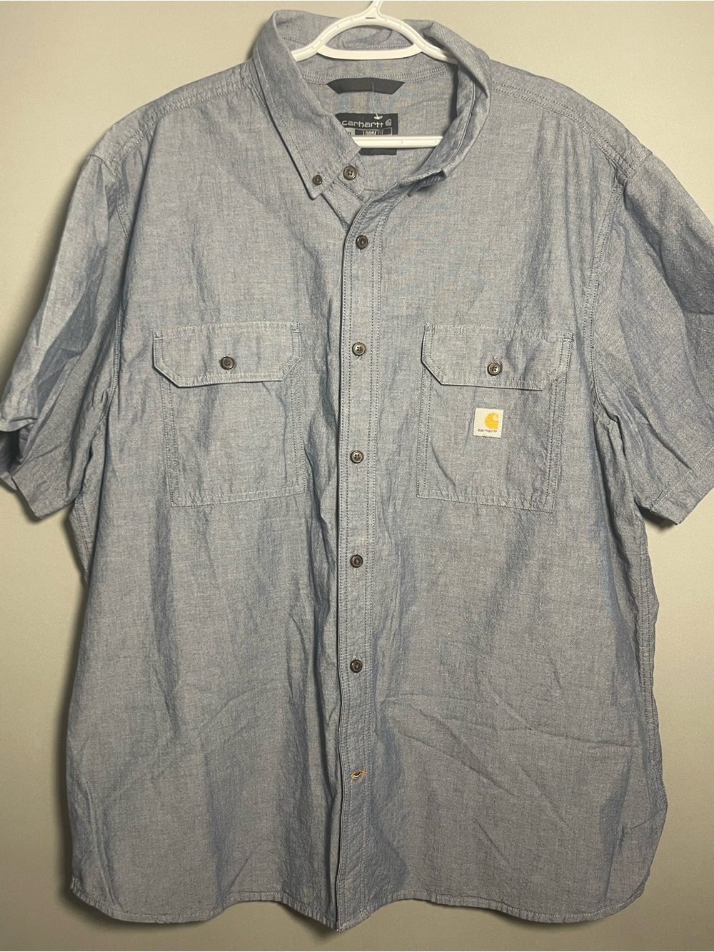 Carhartt Men’s 2XL Fort Loose Fit Chambray Shirt